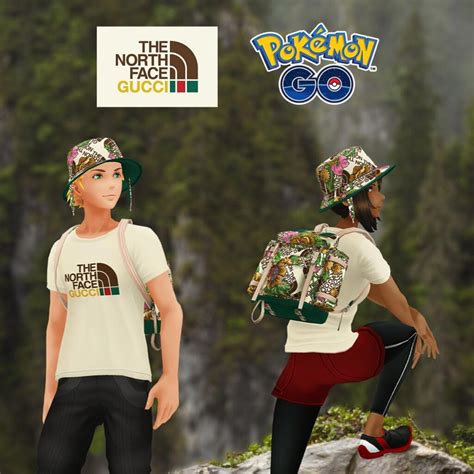 pokemon go gucci the north face|pokemon Gucci north face.